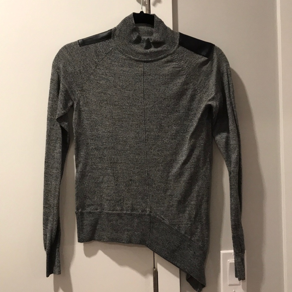 Karen Millen angled turtleneck top, XS